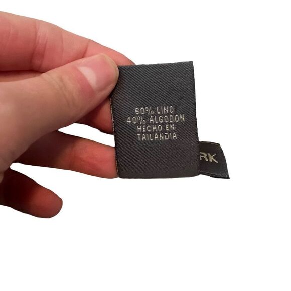 Jones New‎ York cotton and linen blend short sleeve shirt - Picture 4 of 9